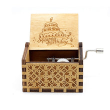 Load image into Gallery viewer, Wooden Hand-cranked Music Box Queen Bohemian Rhapsody Music Box Game Of Throne Present You are My Sunshine
