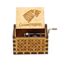 Load image into Gallery viewer, Wooden Hand-cranked Music Box Queen Bohemian Rhapsody Music Box Game Of Throne Present You are My Sunshine