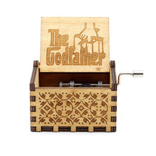 Load image into Gallery viewer, Wooden Hand-cranked Music Box Queen Bohemian Rhapsody Music Box Game Of Throne Present You are My Sunshine