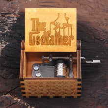 Load image into Gallery viewer, Hot Wooden Hand Crank Queen Music Box Bohemian Rhapsody Theme Game Of Throne Digimon Beauty Beast Christmas Gift