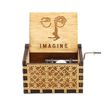 Load image into Gallery viewer, Hot Wooden Hand Crank Queen Music Box Bohemian Rhapsody Theme Game Of Throne Digimon Beauty Beast Christmas Gift