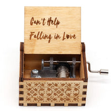 Load image into Gallery viewer, Hot Wooden Hand Crank Queen Music Box Bohemian Rhapsody Theme Game Of Throne Digimon Beauty Beast Christmas Gift