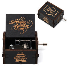 Load image into Gallery viewer, 2020 New Black Spirited Away Game Of Thrones Music Box The Legend Of Zelda Hand Cranked Wood Music Box Festival Souvenir Gift