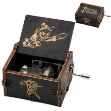 Load image into Gallery viewer, 2020 New Black Spirited Away Game Of Thrones Music Box The Legend Of Zelda Hand Cranked Wood Music Box Festival Souvenir Gift