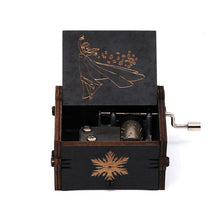 Load image into Gallery viewer, 2020 New Black Spirited Away Game Of Thrones Music Box The Legend Of Zelda Hand Cranked Wood Music Box Festival Souvenir Gift