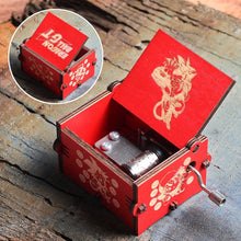 Load image into Gallery viewer, 2020 New Wooden Hand Crank Queen Music Box Game Of Thrones Dragon Ball TO MY Goigeous Wife Theme Music Box Christmas Gift