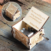Load image into Gallery viewer, 2020 New Wooden Hand Crank Queen Music Box Game Of Thrones Dragon Ball TO MY Goigeous Wife Theme Music Box Christmas Gift