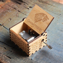 Load image into Gallery viewer, 2020 New Wooden Hand Crank Queen Music Box Game Of Thrones Dragon Ball TO MY Goigeous Wife Theme Music Box Christmas Gift