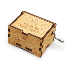 Load image into Gallery viewer, 2020 New Wooden Hand Crank Queen Music Box Game Of Thrones Dragon Ball TO MY Goigeous Wife Theme Music Box Christmas Gift