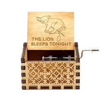Load image into Gallery viewer, Wooden Hand-cranked Music Box Queen Bohemian Rhapsody Music Box Game Of Throne Present You are My Sunshine