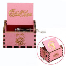 Load image into Gallery viewer, Wooden Hand-cranked Music Box Queen Bohemian Rhapsody Music Box Game Of Throne Present You are My Sunshine