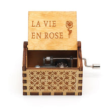 Load image into Gallery viewer, Wooden Hand-cranked Music Box Queen Bohemian Rhapsody Music Box Game Of Throne Present You are My Sunshine