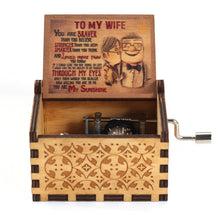 Load image into Gallery viewer, Wooden Hand-cranked Music Box Queen Bohemian Rhapsody Music Box Game Of Throne Present You are My Sunshine