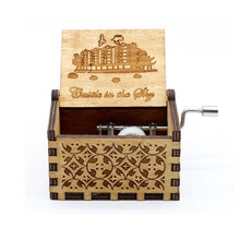 Load image into Gallery viewer, Hot Wooden Hand Crank Queen Music Box Bohemian Rhapsody Theme Game Of Throne Digimon Beauty Beast Christmas Gift