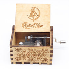 Load image into Gallery viewer, 2020 New Black Spirited Away Game Of Thrones Music Box The Legend Of Zelda Hand Cranked Wood Music Box Festival Souvenir Gift