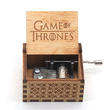 Load image into Gallery viewer, 2020 New Black Spirited Away Game Of Thrones Music Box The Legend Of Zelda Hand Cranked Wood Music Box Festival Souvenir Gift