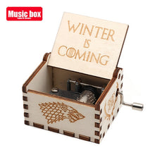 Load image into Gallery viewer, 2020 New Black Spirited Away Game Of Thrones Music Box The Legend Of Zelda Hand Cranked Wood Music Box Festival Souvenir Gift