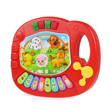 Load image into Gallery viewer, 2 Types Farm Animal Sound Kids Piano Music Toy Musical Animals Sounding Keyboard Piano Baby Playing Type Musical Instruments
