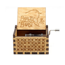 Load image into Gallery viewer, Wooden Hand-cranked Music Box Queen Bohemian Rhapsody Music Box Game Of Throne Present You are My Sunshine
