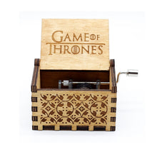 Load image into Gallery viewer, Wooden Hand-cranked Music Box Queen Bohemian Rhapsody Music Box Game Of Throne Present You are My Sunshine
