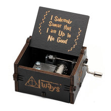 Load image into Gallery viewer, 2020 New Black Spirited Away Game Of Thrones Music Box The Legend Of Zelda Hand Cranked Wood Music Box Festival Souvenir Gift

