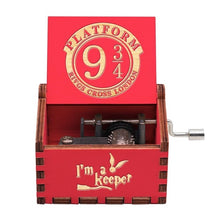Load image into Gallery viewer, Antique Wooden Carved Bella Ciao Musical Box Hand Cranked Game of Thrones Music Box Birthday Christmas Gift Casket Decoration
