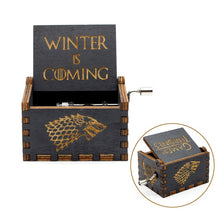 Load image into Gallery viewer, Hot Wooden Hand Crank Queen Music Box Bohemian Rhapsody Theme Game Of Throne Digimon Beauty Beast Christmas Gift
