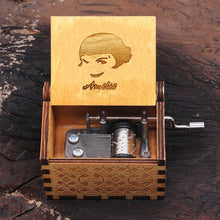 Load image into Gallery viewer, Hot Wooden Hand Crank Queen Music Box Bohemian Rhapsody Theme Game Of Throne Digimon Beauty Beast Christmas Gift
