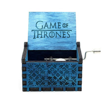 Load image into Gallery viewer, Hot Wooden Hand Crank Queen Music Box Bohemian Rhapsody Theme Game Of Throne Digimon Beauty Beast Christmas Gift
