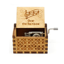 Load image into Gallery viewer, Hot Wooden Hand Crank Queen Music Box Bohemian Rhapsody Theme Game Of Throne Digimon Beauty Beast Christmas Gift
