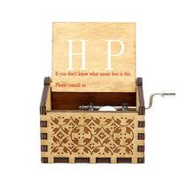 Load image into Gallery viewer, Hot Wooden Hand Crank Queen Music Box Bohemian Rhapsody Theme Game Of Throne Digimon Beauty Beast Christmas Gift
