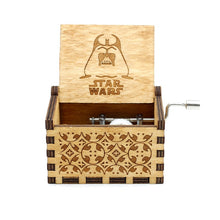 Load image into Gallery viewer, Hot Wooden Hand Crank Queen Music Box Bohemian Rhapsody Theme Game Of Throne Digimon Beauty Beast Christmas Gift

