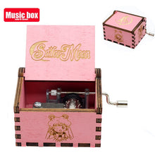 Load image into Gallery viewer, Antique Wooden Carved Bella Ciao Musical Box Hand Cranked Game of Thrones Music Box Birthday Christmas Gift Casket Decoration

