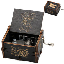 Load image into Gallery viewer, 2020 New Black Spirited Away Game Of Thrones Music Box The Legend Of Zelda Hand Cranked Wood Music Box Festival Souvenir Gift
