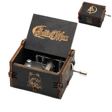Load image into Gallery viewer, 2020 New Black Spirited Away Game Of Thrones Music Box The Legend Of Zelda Hand Cranked Wood Music Box Festival Souvenir Gift
