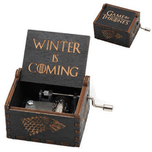Load image into Gallery viewer, 2020 New Black Spirited Away Game Of Thrones Music Box The Legend Of Zelda Hand Cranked Wood Music Box Festival Souvenir Gift

