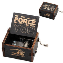 Load image into Gallery viewer, 2020 New Black Spirited Away Game Of Thrones Music Box The Legend Of Zelda Hand Cranked Wood Music Box Festival Souvenir Gift
