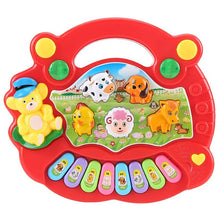 Load image into Gallery viewer, 2 Types Farm Animal Sound Kids Piano Music Toy Musical Animals Sounding Keyboard Piano Baby Playing Type Musical Instruments
