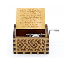 Load image into Gallery viewer, Wooden Hand-cranked Music Box Queen Bohemian Rhapsody Music Box Game Of Throne Present You are My Sunshine
