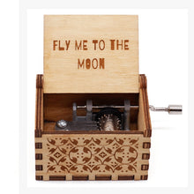 Load image into Gallery viewer, Wooden Hand-cranked Music Box Queen Bohemian Rhapsody Music Box Game Of Throne Present You are My Sunshine
