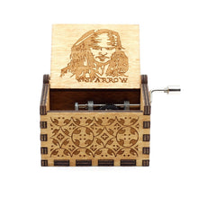Load image into Gallery viewer, Hot Wooden Hand Crank Queen Music Box Bohemian Rhapsody Theme Game Of Throne Digimon Beauty Beast Christmas Gift
