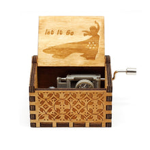 Load image into Gallery viewer, Hot Wooden Hand Crank Queen Music Box Bohemian Rhapsody Theme Game Of Throne Digimon Beauty Beast Christmas Gift
