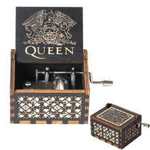 Load image into Gallery viewer, 2020 New Black Spirited Away Game Of Thrones Music Box The Legend Of Zelda Hand Cranked Wood Music Box Festival Souvenir Gift
