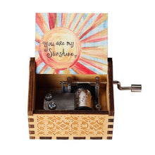 Load image into Gallery viewer, 2020 New Black Spirited Away Game Of Thrones Music Box The Legend Of Zelda Hand Cranked Wood Music Box Festival Souvenir Gift
