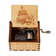 Load image into Gallery viewer, 2020 New Black Spirited Away Game Of Thrones Music Box The Legend Of Zelda Hand Cranked Wood Music Box Festival Souvenir Gift
