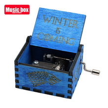 Load image into Gallery viewer, 2020 New Black Spirited Away Game Of Thrones Music Box The Legend Of Zelda Hand Cranked Wood Music Box Festival Souvenir Gift
