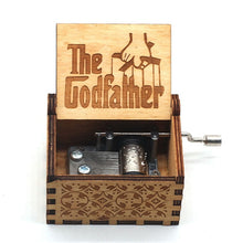 Load image into Gallery viewer, 2020 New Black Spirited Away Game Of Thrones Music Box The Legend Of Zelda Hand Cranked Wood Music Box Festival Souvenir Gift
