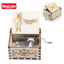 Load image into Gallery viewer, Antique Wooden Carved Bella Ciao Musical Box Hand Cranked Game of Thrones Music Box Birthday Christmas Gift Casket Decoration
