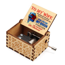 Load image into Gallery viewer, Wooden Hand-cranked Music Box Queen Bohemian Rhapsody Music Box Game Of Throne Present You are My Sunshine
